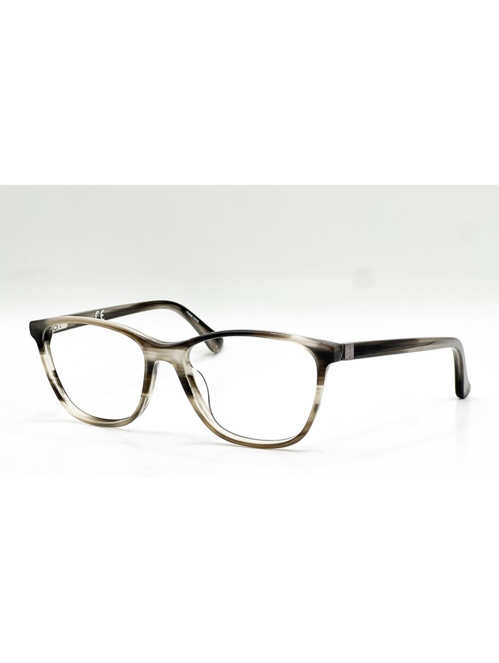 Calvin Klein Ck5883 043 Striped Smoke Cat Eye Authentic Eyeglass Frames 54-16